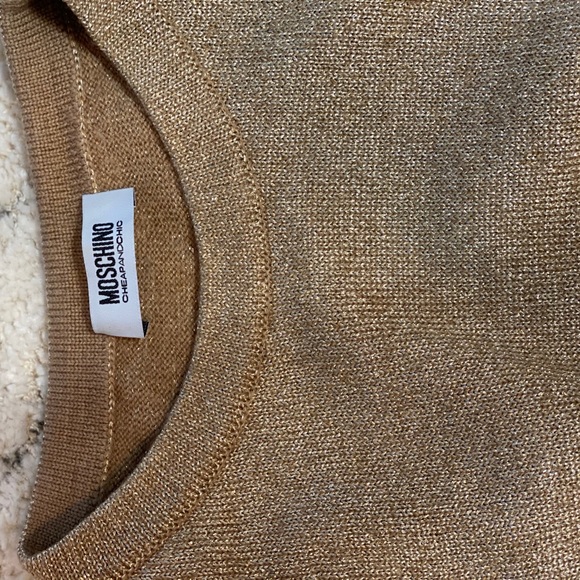 MOSCHINO Gold Knit Top - Picture 3 of 3